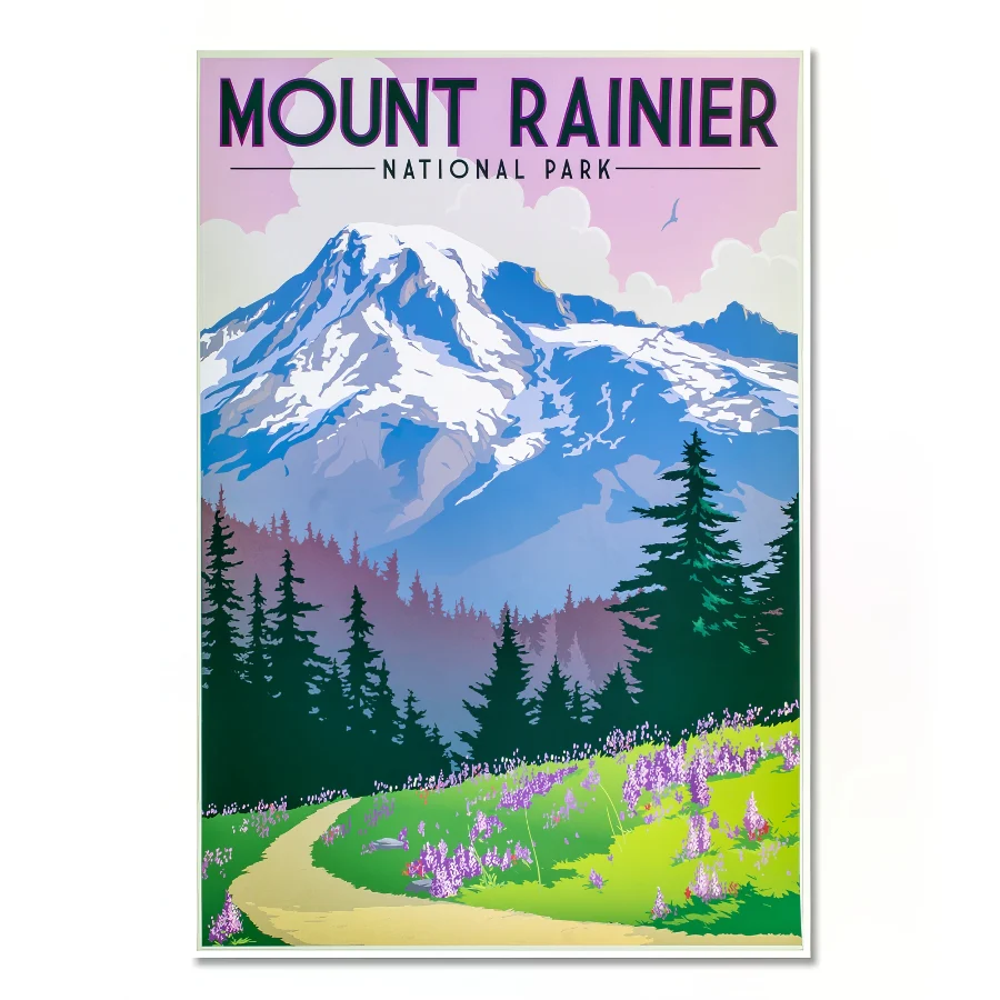 Mount Rainer National Park Poster