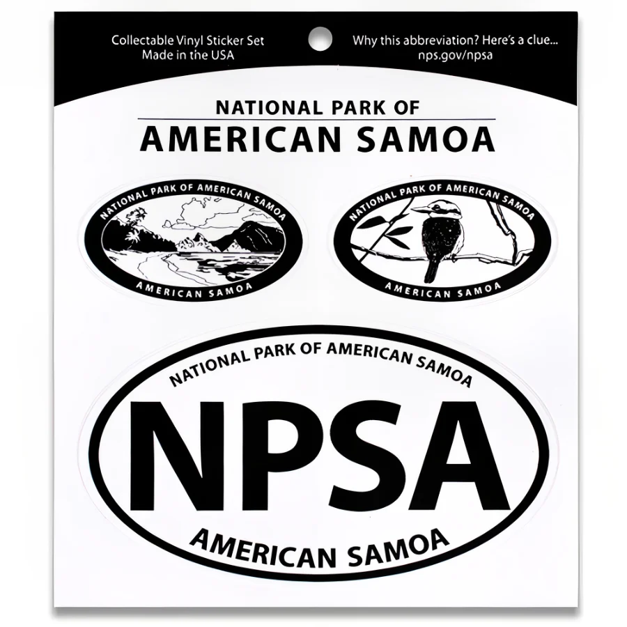 National Park of American Samoa Triple Decal
