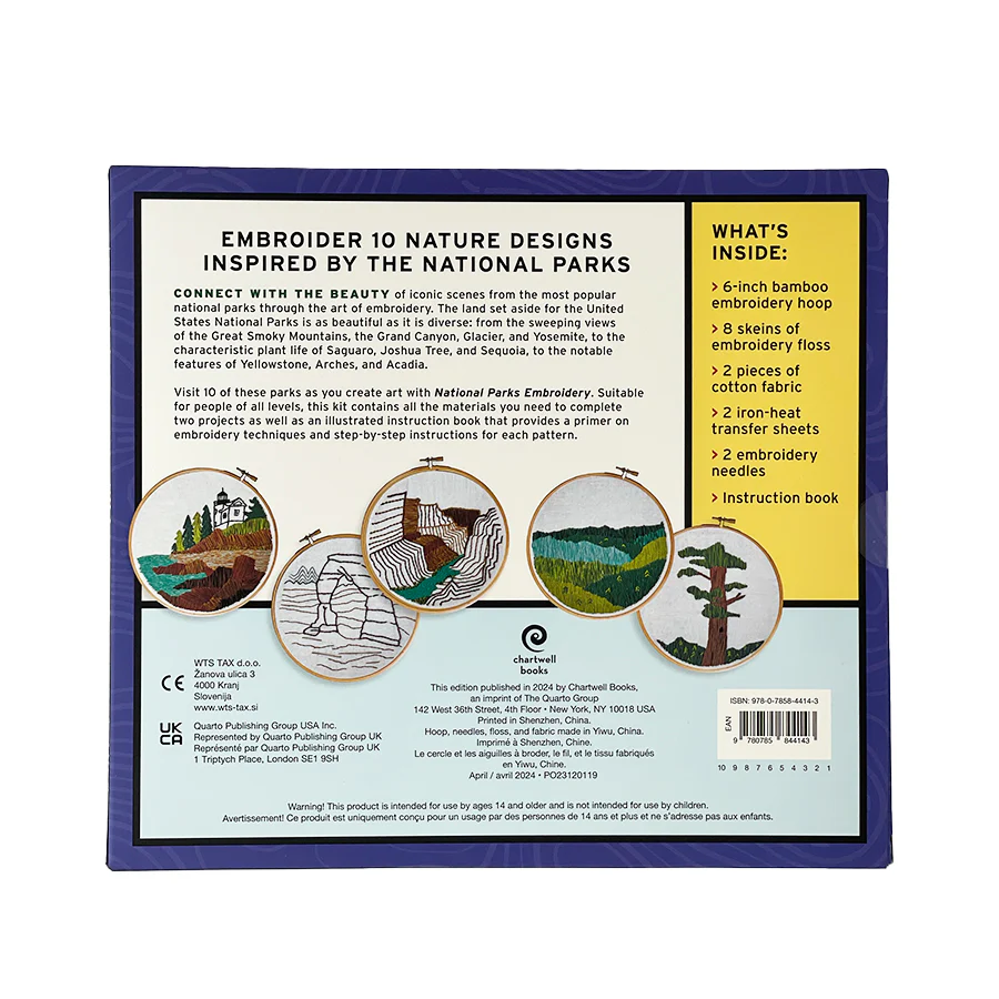 National Parks Embroidery Kit - Image 2
