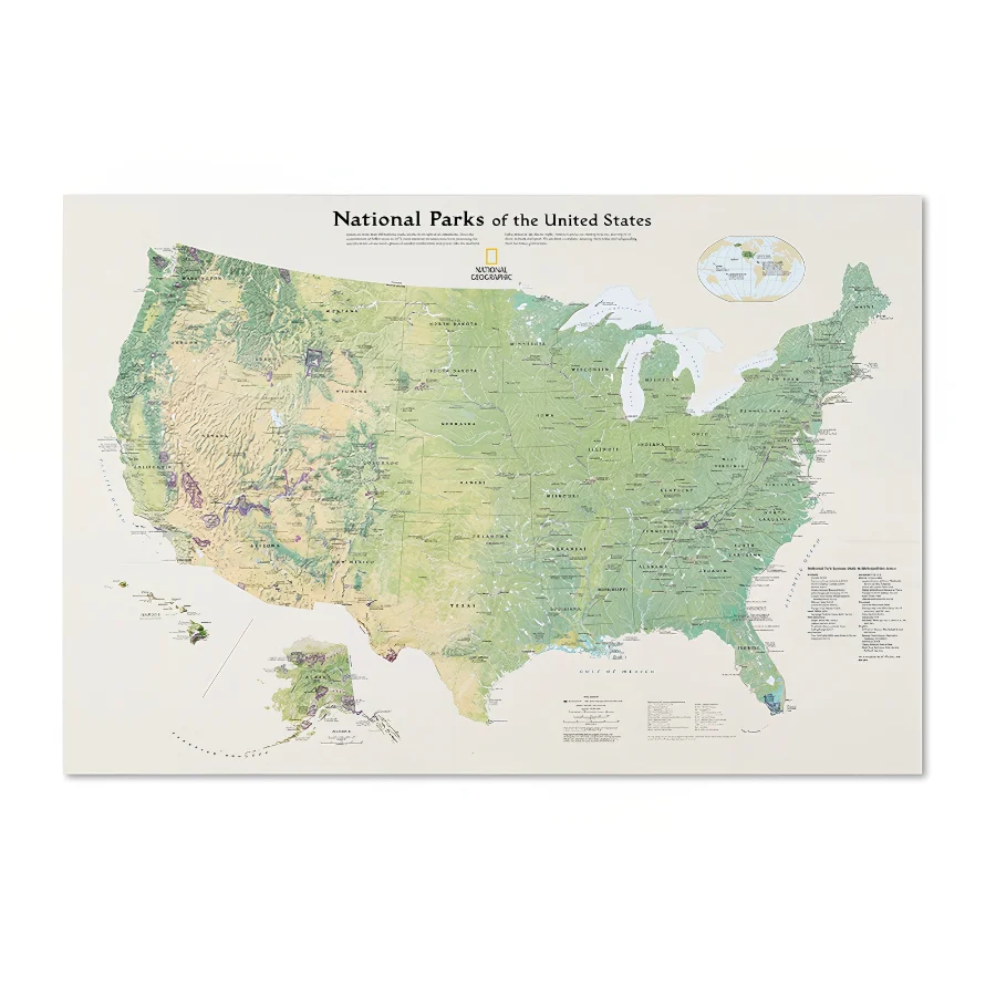 National Parks of America Map - Image 3