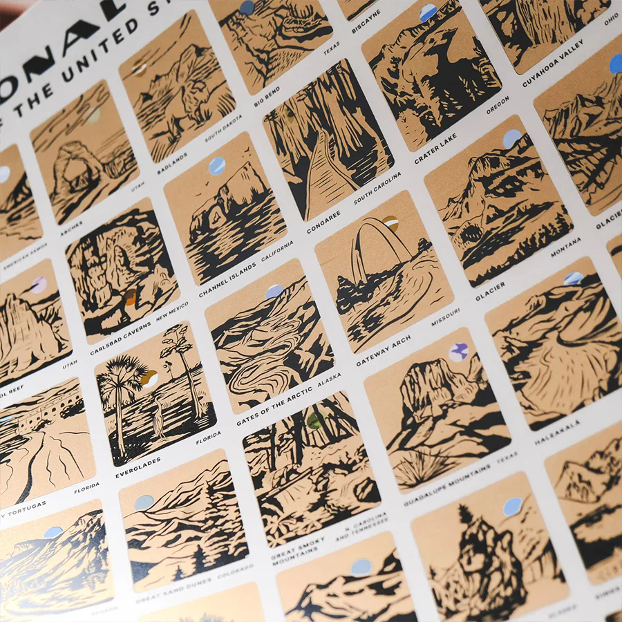 National Parks Scratch-Off Poster - Image 4