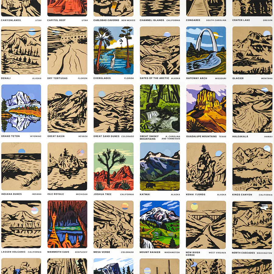 National Parks Scratch-Off Poster - Image 6