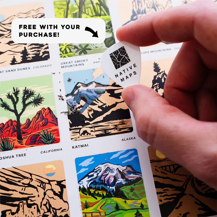 National Parks Scratch-Off Poster - Image 7