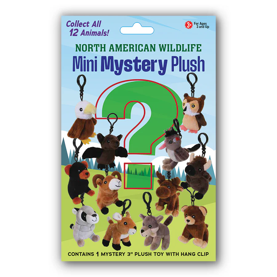 North American Wildlife Mini Mystery Plush
