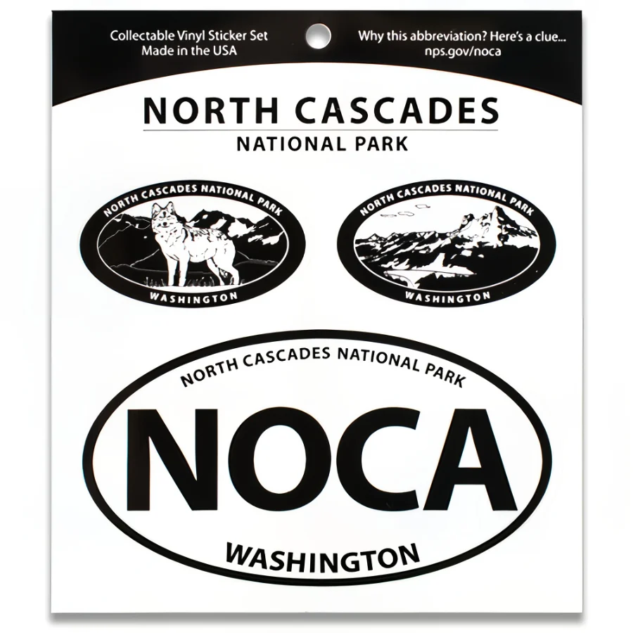 North Cascades NP Triple Decal