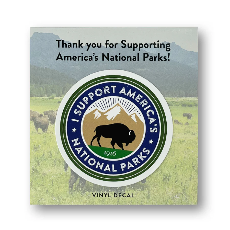 Park Supporter Bison Vinyl Sticker
