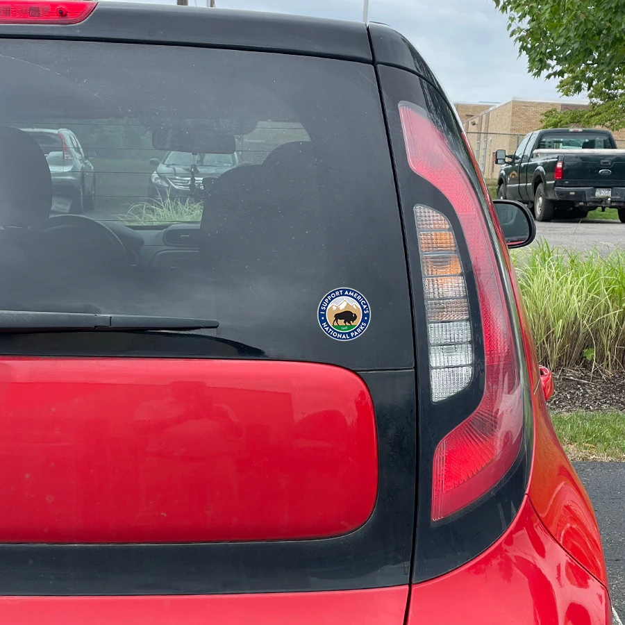 Park Supporter Bison Vinyl Sticker - Image 2
