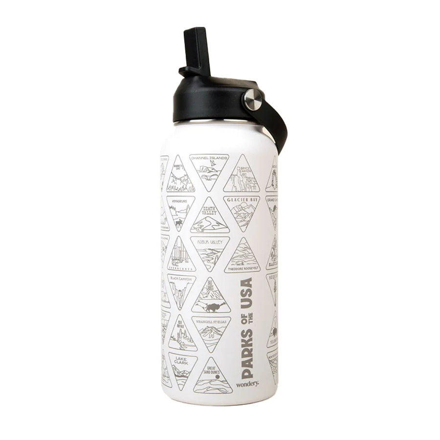 Parks of the USA Bucket List Bottle - White - Image 3