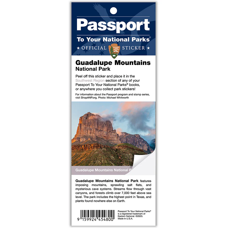 Guadalupe Mountains NP Passport Sticker