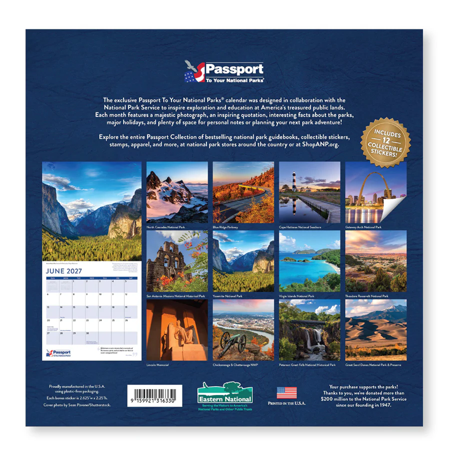 Passport To Your National Parks® 2027 Calendar - Image 2