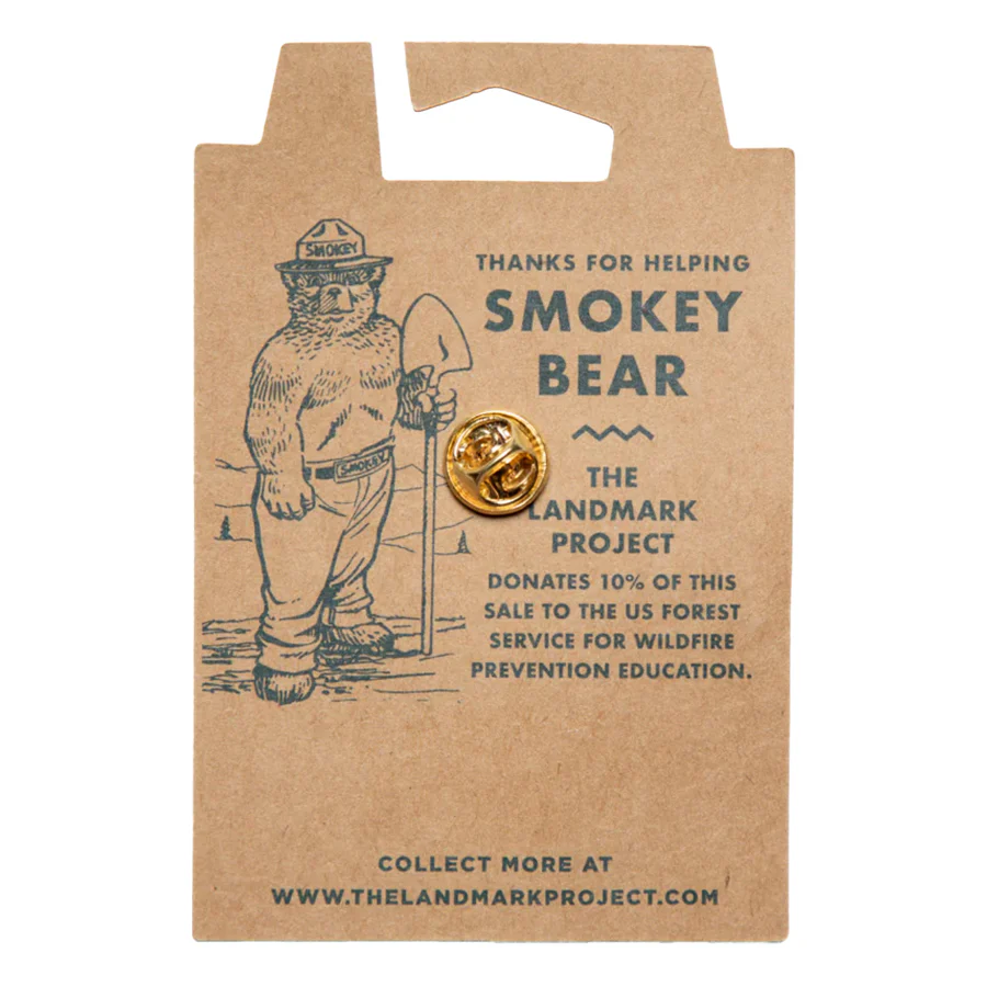 Smokey Bear Enamel Pin - Image 3