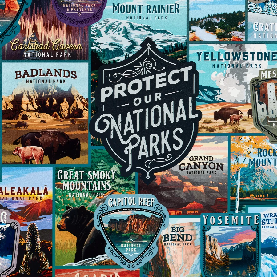 Protect Our National Parks Metal Sign - Image 2