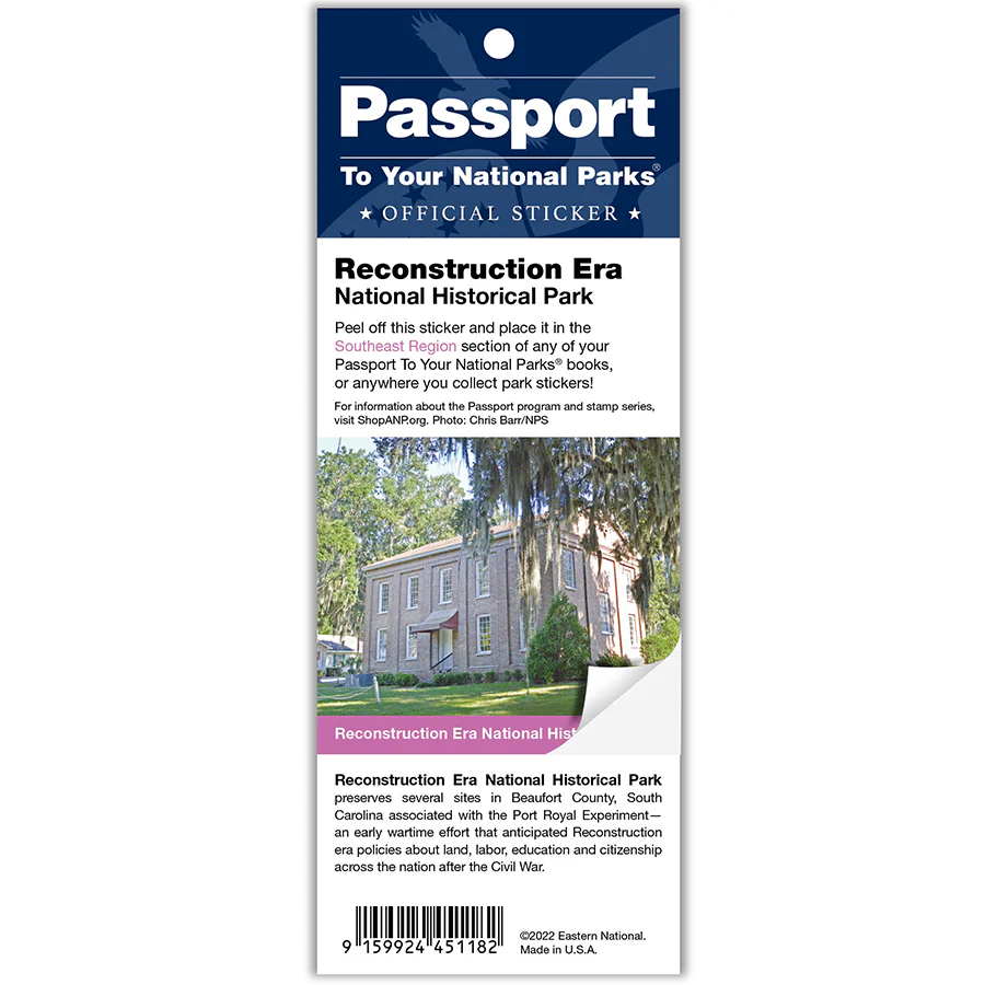 Reconstruction Era NHP Passport Sticker