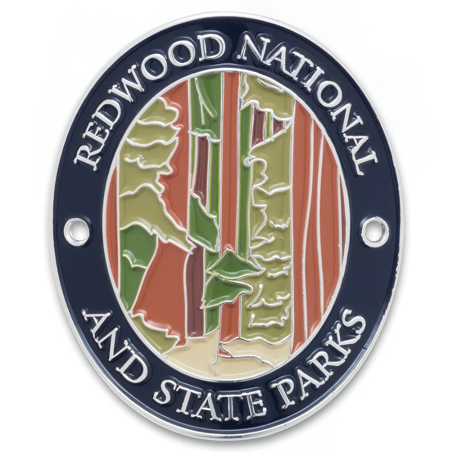 Redwood National and State Parks Walking Stick Medallion