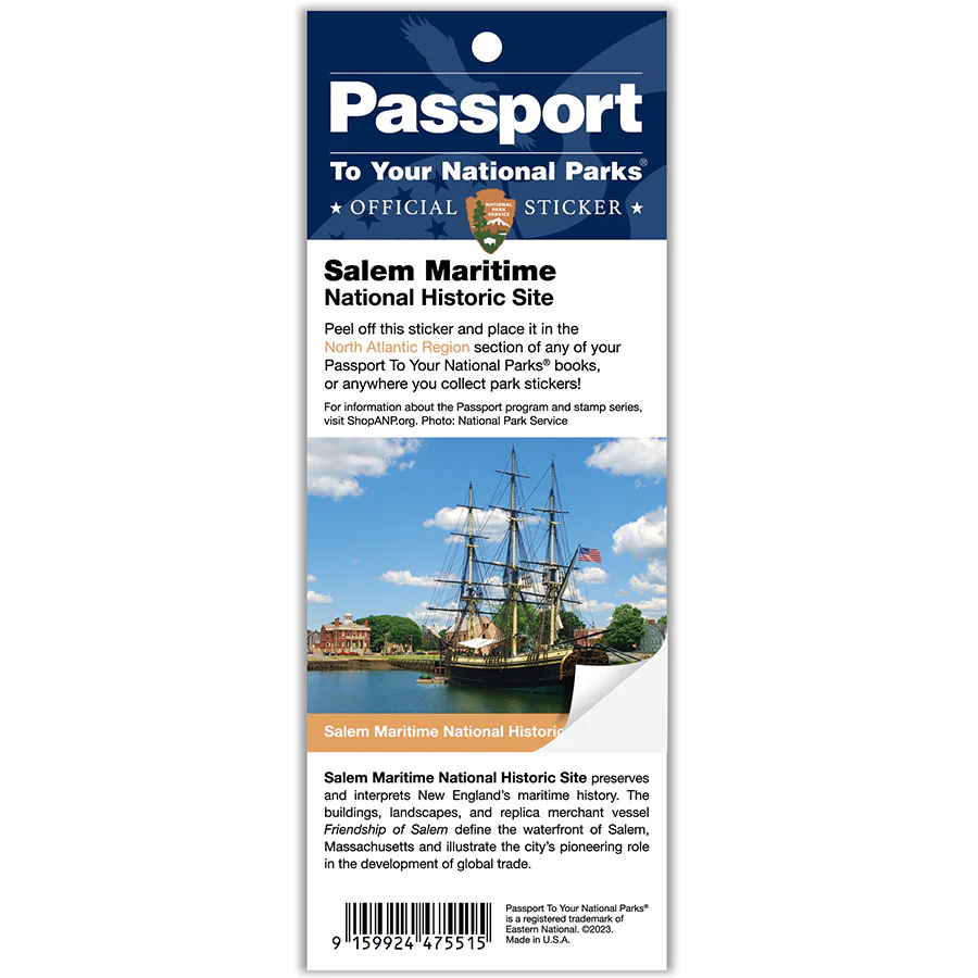 Salem Maritime NHS Passport Sticker