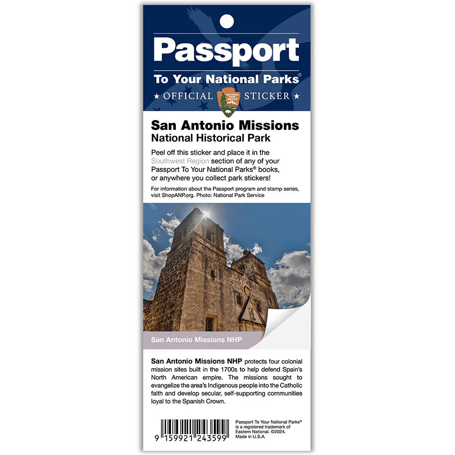 San Antonio Missions NHP Passport Sticker