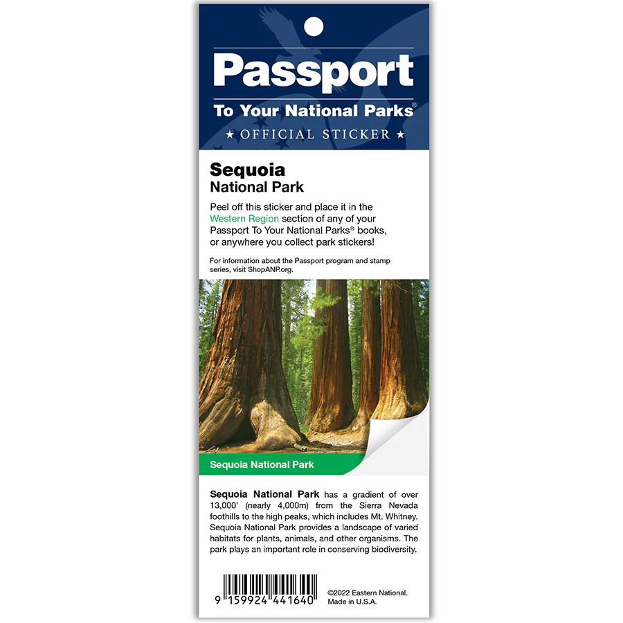 Sequoia NP Passport Sticker