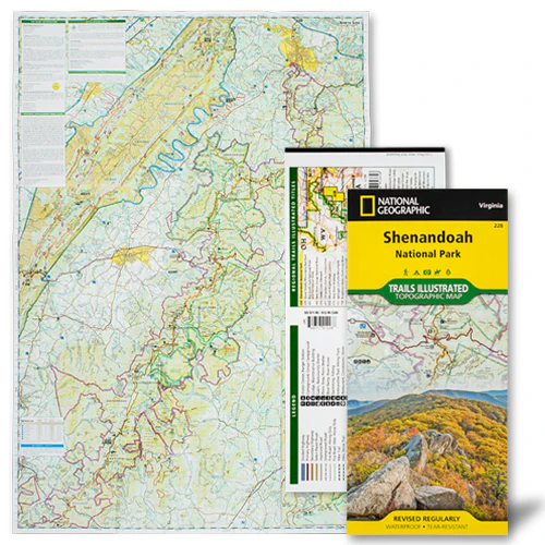 Shenandoah National Park Trails Illustrated Topographical Map - Image 2