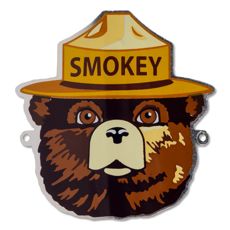 Smokey Bear Hiking Medallion