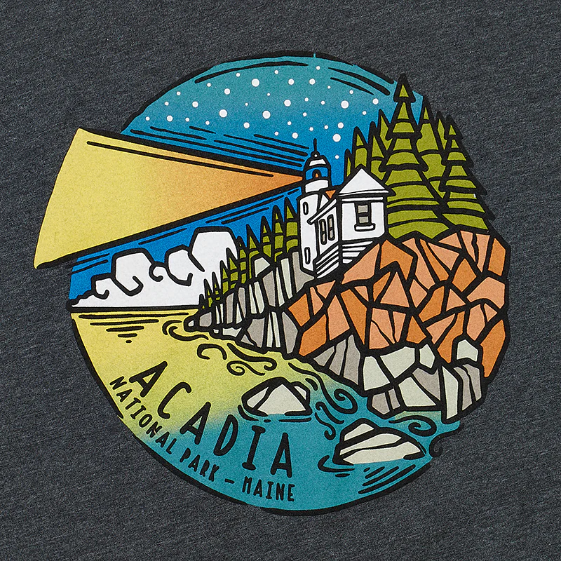 Acadia NP Prism T-Shirt - Image 2