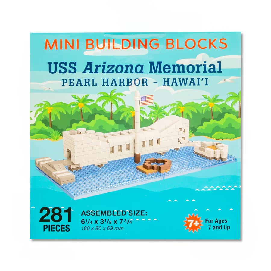 USS Arizona Memorial Mini Blocks