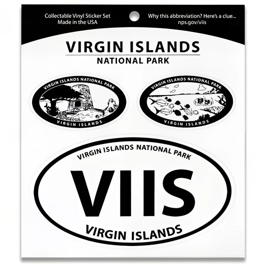 Virgin Islands NP Triple Decal