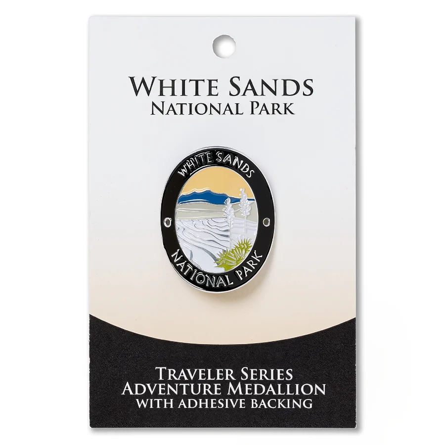 White Sands Travelers Hiking Medallion