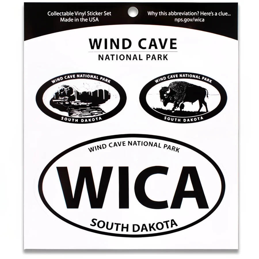 Wind Cave NP Triple Decal