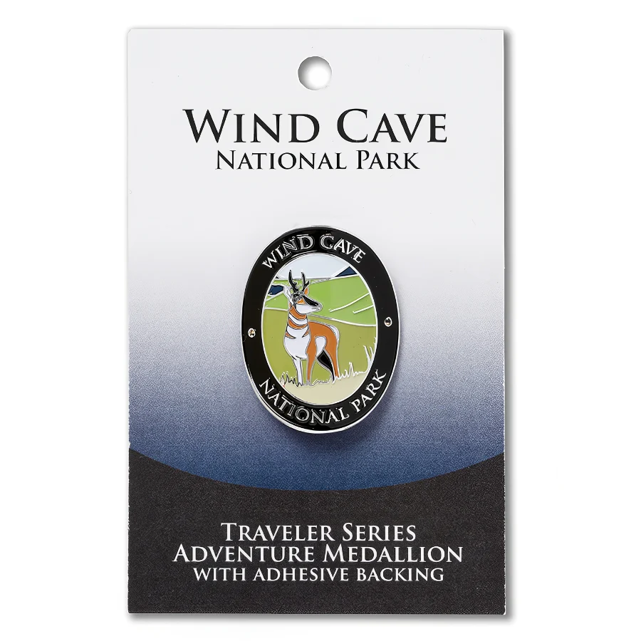Wind Cave Travelers Hiking Medallion