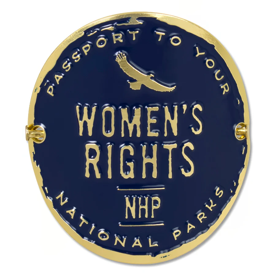 Women's Rights Passport Hiking Medallion - Image 2