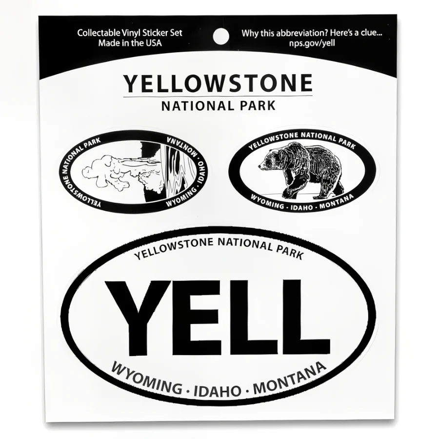 Yellowstone National Park Triple Decal