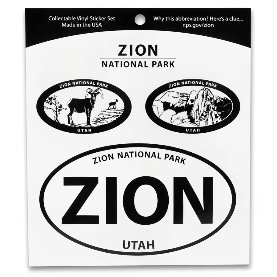 Zion National Park Triple Decal